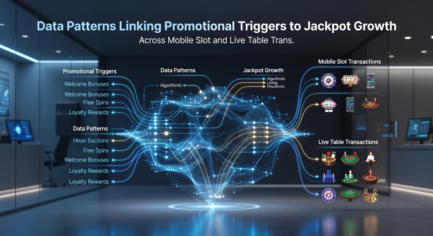 Grafik zu Übergängen zwischen mobilen Slots und Live-Tischen mit Jackpot-Daten