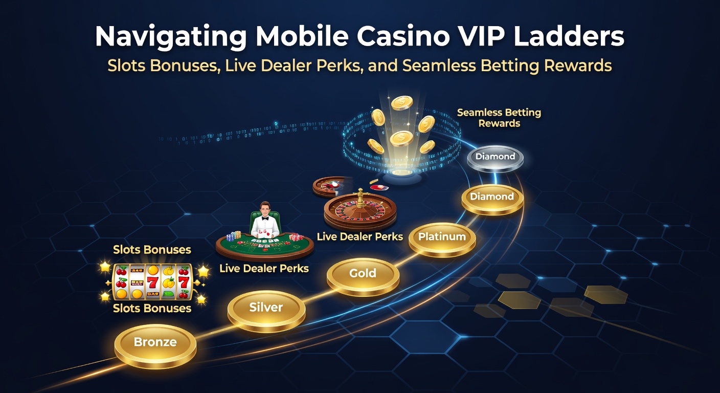 Live-Dealer-Tisch auf Smartphone-Bildschirm mit VIP-Badge und Slot-Boni-Overlay