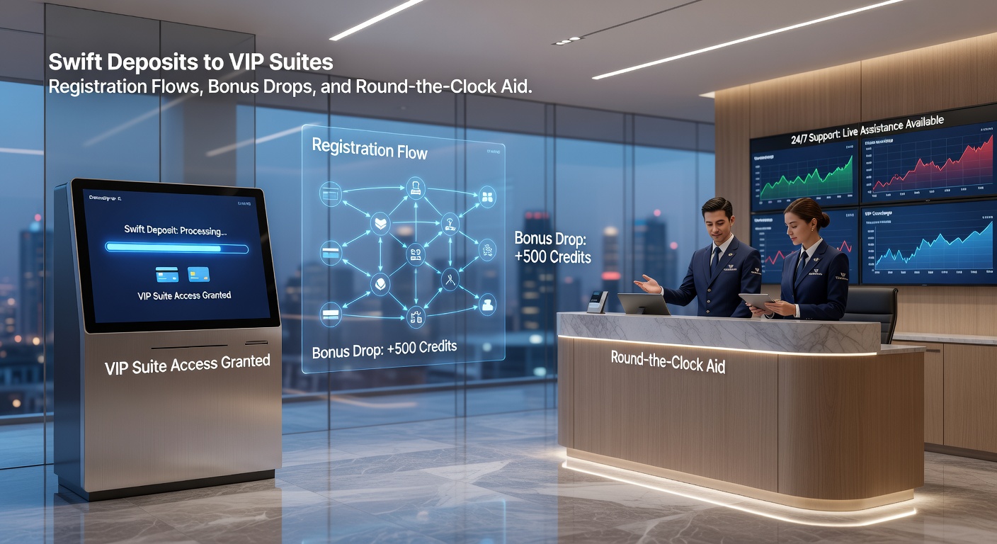 Visuelle Darstellung von Bonus-Drops in einer Slot-Arena mit fallenden Preisen und VIP-Symbolen