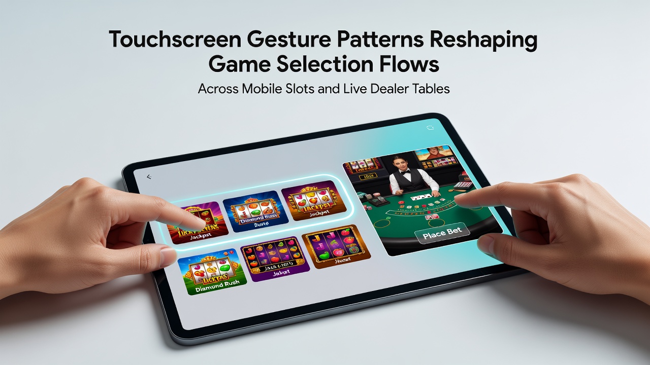 Gesture-basierte Navigation zwischen Slots und Live-Dealer-Spielen auf mobilen Geräten